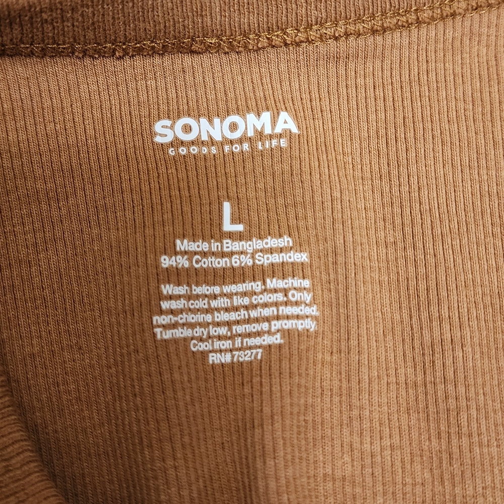 Sonoma Women's Brown Tank Top - Picture 6 of 8